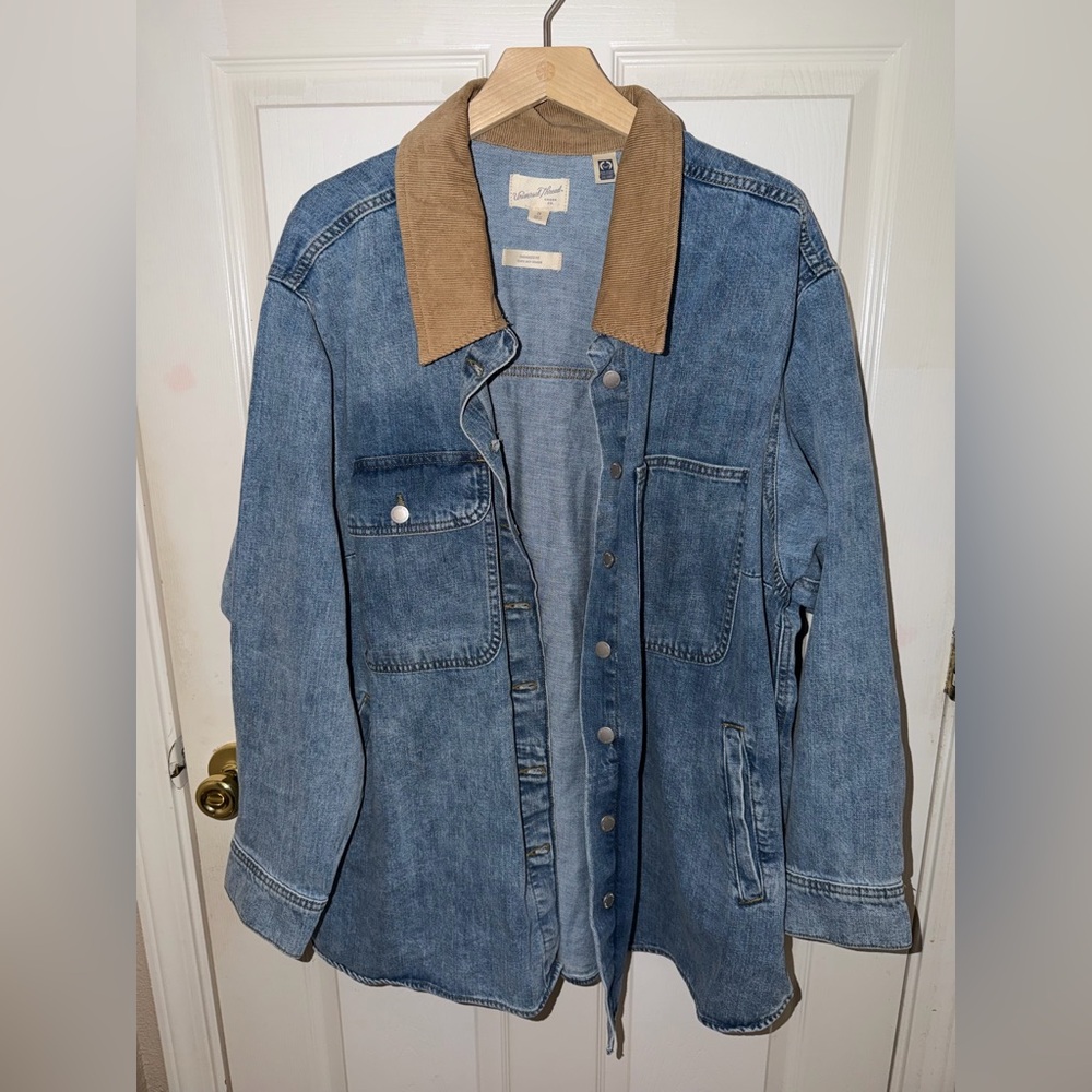 Universal Thread Oversized Jean Shacket, Corduroy… - image 1